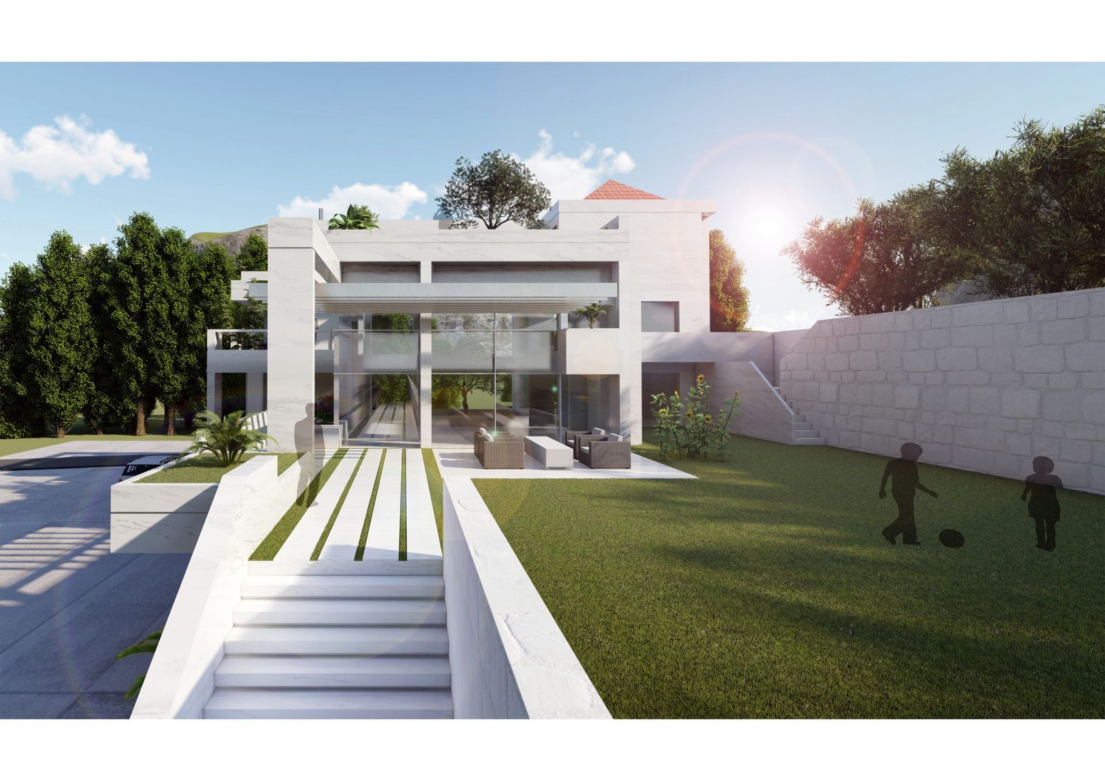 Garby's Villa detail